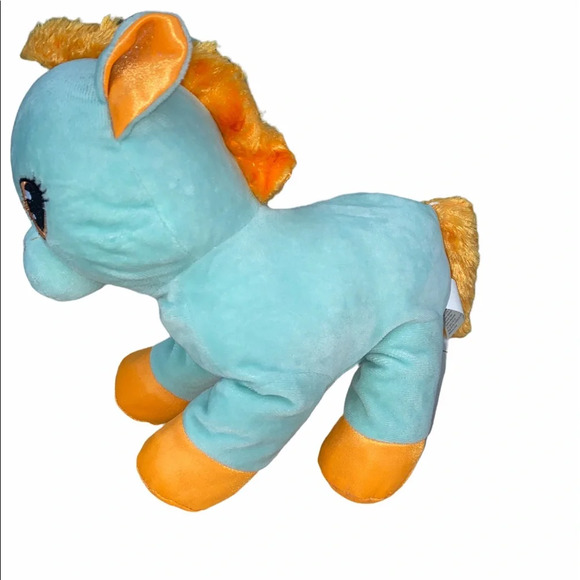 Hugfun blue unicorn plush - Picture 2 of 5